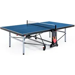 Sponeta S 5-73i Indoor-Tischtennisplatte - Indoor-Tischtennisplatte mit 22mm Feinspanplatte, ideal für Schule und Vereinssport; bietet Playback-Stellung für individuelles Training und einfache Höhenverstellung.
