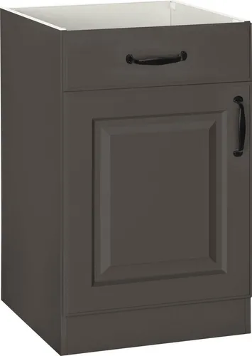 wiho Küchen Unterschrank Erla 50 cm breit mit Kassettenfront, ohne Arbeitsplatte