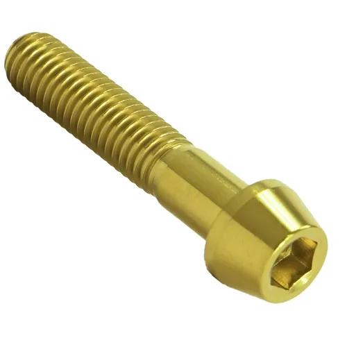 Titan M5x30 Schraube DIN 912 konisch gold in gold von F26