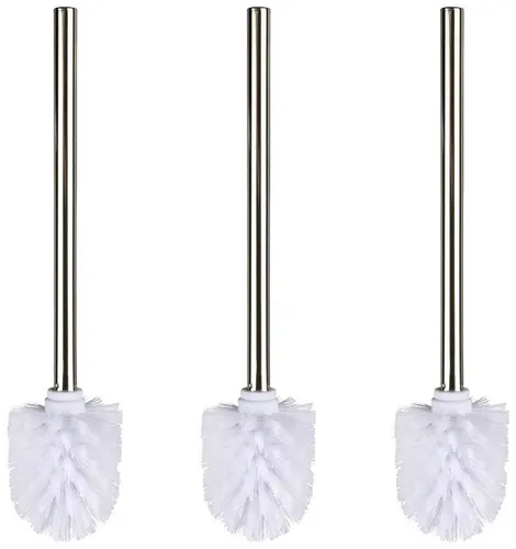 WENKO WC-Ersatzbürste - Modernes Design für Ihr Bad - Toilettenbürsten & -halter, hochwertige Ersatzbürste aus Edelstahl mit glattem Finish, ideal für eine stilvolle und hygienische Badezimmergestaltung.