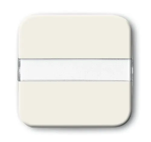 Busch-Jaeger 2506 N-212 Wippe 1-fach mit Beschriftungsfeld, weiß glänzend, Busch-Duro 2000 SI