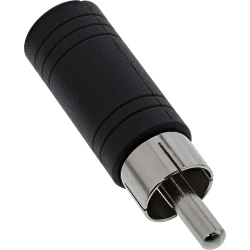 InLine Audio Adapter Cinch Stecker auf 3,5mm Buchse Mono - Praktischer Audio Adapter von Cinch auf 3,5mm Buchse, ideal für den Anschluss von Geräten. Robuste Bauweise für eine zuverlässige Verbindung.