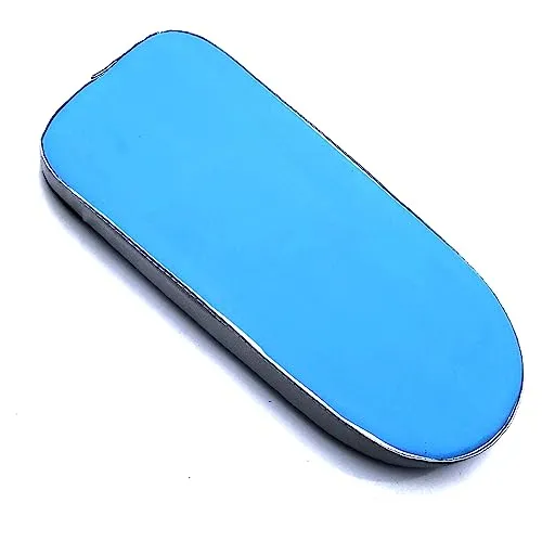 LEXICANMHS Fahrrad-Rücksitzkissen, schwarzer PU-Fahrrad-Rücksattel, bequemer Fahrradsitz, Mountainbike-Rücksitzkissen, Kinderrücksitz für Schulsport,Größe: 31 x 15 x 4 cm (Blau)