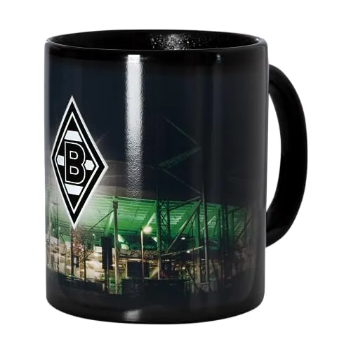 Borussia Mönchengladbach Magic Mug Becher Schwarz/Grün in grün von Borussia Mönchengladbach
