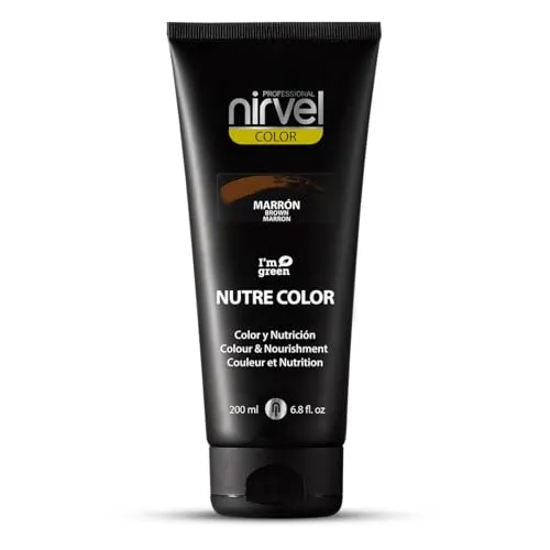 Nirvel Nutre Color Haartönung Farbtönung Tönung Dark Brown Dunkelbraun 200ml
