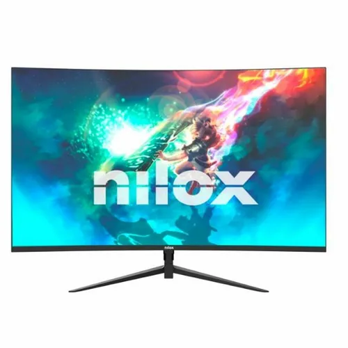 Nilox NXM27FHD18001 Monitor - 27 Zoll FHD Monitor mit 180 Hz, ideal für Gaming und Multimedia, ausgestattet mit integriertem Lautsprecher und VESA-Montage.
