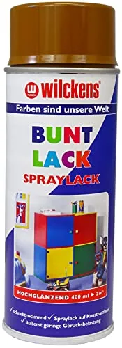 Wilckens Spraylack Buntlack Hochglanz, 400 ml, RAL 8003 Lehmbraun