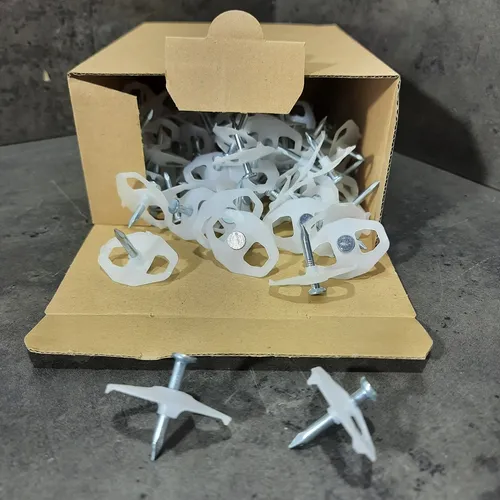 Stück Nagelscheibe oval 3,5  x 30mm Kabelfixierung Kabelhalter HUP 100