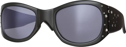 Gil Damen Sonnenbrille Retro Strasssteine Sommer Urlaub a0558 Schwarz