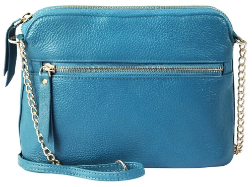 Leonardo Verrelli Umhängetasche Ranim Damen Ledertasche Damentasche aus Echtleder