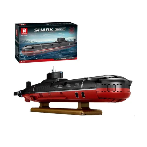Reobrix Atom-U-Boot-Bausatz 33048 – Militärtechnik für Sammler - Erleben Sie den Bau eines detailgetreuen Atom-U-Boot-Modells mit 2.895 Teilen. Perfekt für Militärmodell-Enthusiasten und als kreatives Geschenk für jeden Anlass.