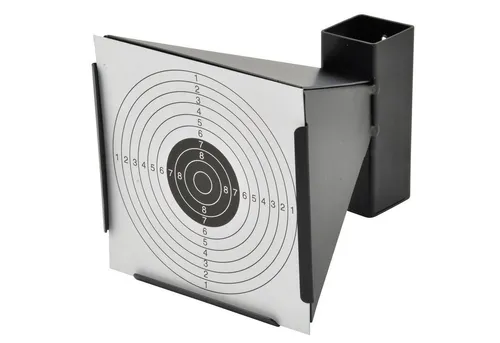 BigDean Kugelfang 140x140 Scheibenkasten Luftgewehr Luftpistole Zielscheiben, (Packung, 1-tlg., Auffangtrichter), Stahl, Wandmontage oder Pfostenmontage