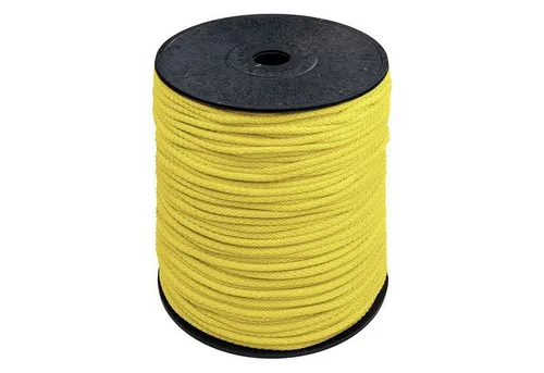 maDDma 200m Polyester-Seil Ø 5,5mm, Farbwahl Seil, zitronengelb