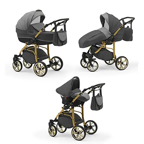 Kinderwagen-Set 4 in 1 Neo Gold inkl. Sportsitz und Autositz