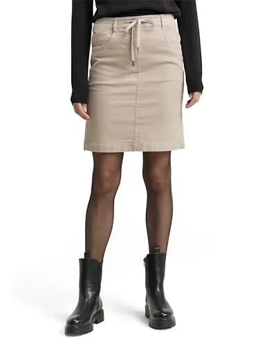 TOM TAILOR Hosenrock Corduroy Beige 36 von Tom Tailor