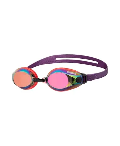 Arena ZOOM X-FIT MIRROR Schwimmbrille - Unisex Schwimmbrille in lila mit verspiegelten Gläsern für optimale Sicht und Style im Wasser, ideal für Schwimmer aller Level.