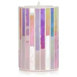 Klocke LED Kerze im Glas in weiß von ELAMBIA