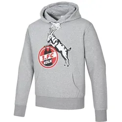 1. FC Köln Hoodie Basic grau in grau von 1. FC Köln