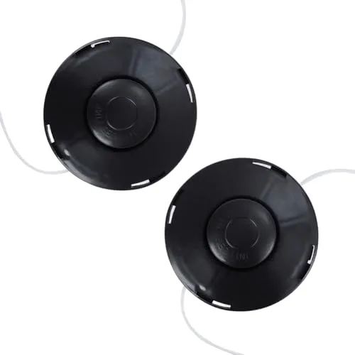 Stück Universal Trimmerkopf Fadenspule Fadenkopf Motorsense Benzin Mähkopf Doppelfadenkopf M10 x 1,25 Gewinde, für Rasentrimmer, Freischneider, Benzin Ersatzfadenspule, Multifunktionswerkzeug 2