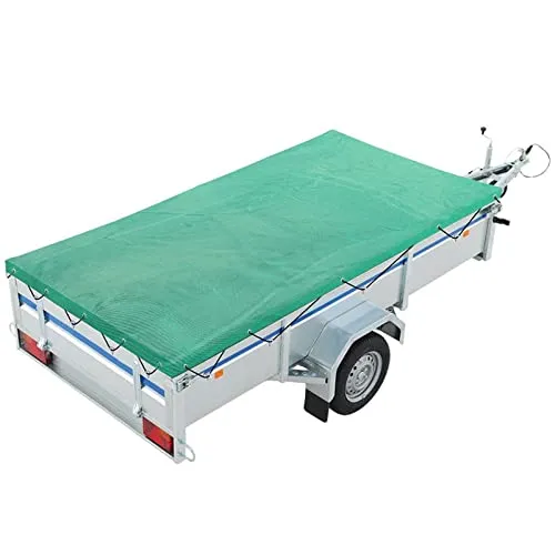 Pat Anhängernet feinmaschig Sicherheitsnetz mit Gummizug 2,00 x 3,00 Meter zur Sicherung der Ladung oder Gepäck