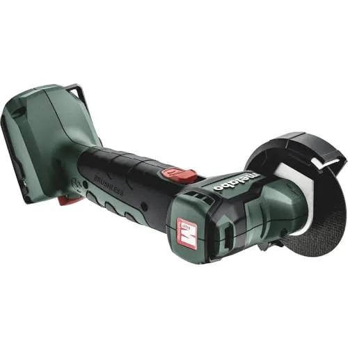 Metabo Akku-Winkelschleifer PowerMaxx CC 12 BL - Schleifmaschine mit kraftvollem Brushlessmotor, ideal für Metall, Holz und mehr. Handlich und effizient, perfekt für vielseitige Anwendungen.