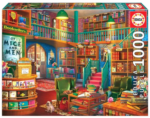 Educa Puzzle 1000 el. Biblioteka Educa 8412668199255 von Educa