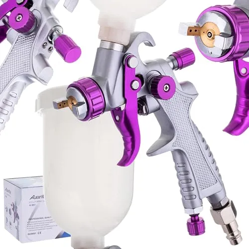 Produktbild Auarita HVLP Mini Spritzpistole H-891, 1,0 mm Düse, 250 ml Fassungsvermögen