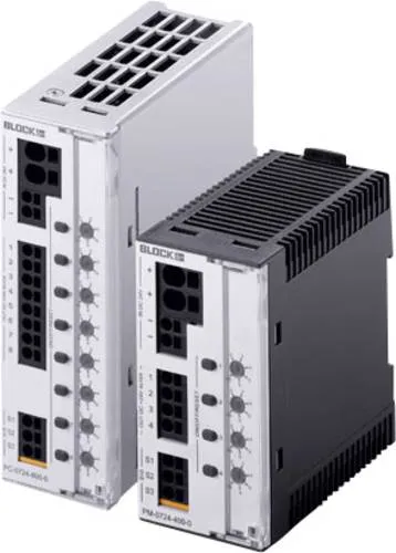 Block PM-0724-120-0 Elektronischer Schutzschalter - Sonstige Elektroinstallationsartikel mit thermomagnetischer Kennlinie, ideal für Geräte- und Maschinenbau, bietet zuverlässigen Schutz vor Überlast und Kurzschluss.