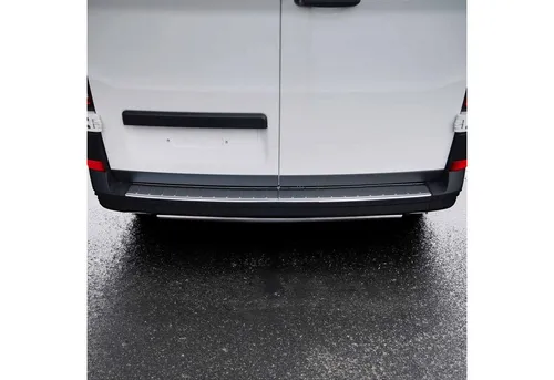 OMAC Ladekantenschutz für MAN TGE 2017-2025 Chrom Silber, Zubehör für MAN TGE 2017-2025, Langlebig,Einfache Reinigung,Einfache Installation,Rostbeständig