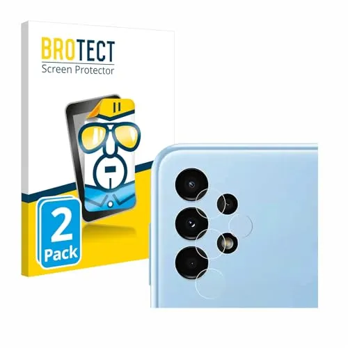 BROTECT 2 Stück Schutzfolie für Samsung Galaxy A13 (NUR Kameraschutz) Displayschutz Folie Made in Germany, Ultra-Klar