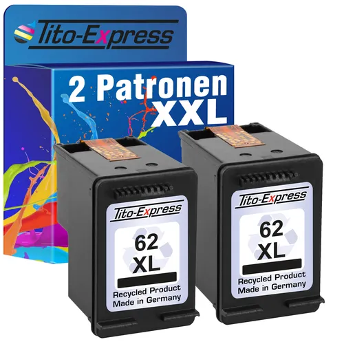 Patronen XXL PlatinumSerie für HP 62 XL Black Envy e-All-in-One 5600 5640 5642 2