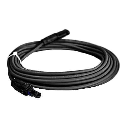 Solarkabel Verlängerungskabel 4mm² mit Solarsteckern schwarz 10m