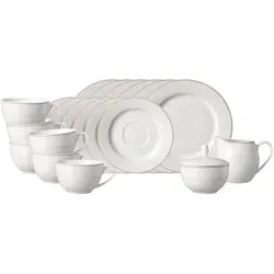 Ritzenhoff & Breker Kaffeeservice Isabella 20-teilig für 6 Personen - Elegantes Ritzenhoff & Breker Isabella Kaffeeservice aus Porzellan, ideal für stilvolle Kaffeetafeln. Der erhabene Floral-Dekor sorgt für einen besonderen haptischen Effekt. Spülmaschinen- und mikrowellenfest für den praktischen Alltag.