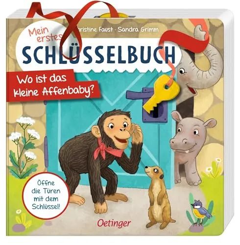 Mein erstes Schlüsselbuch: Wo ist das kleine Affenbaby? von Oetinger