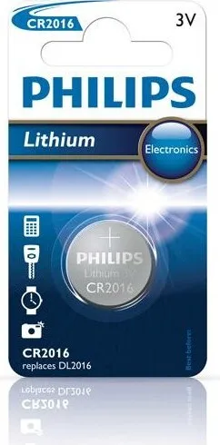 Philips Minizellen Batterien CR2016/01B