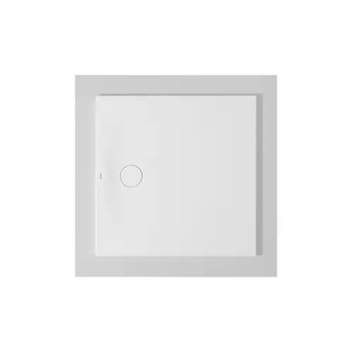 Duravit Tempano Duschwanne 90 x 90 cm - Bodenbündige Duschwanne aus hochwertigem Sanitäracryl mit vormontierter Dichtmanschette und praktischem Ablaufloch Ø 9 cm für eine einfache Installation.