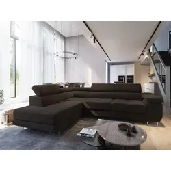 Masseno Ecksofa SELVA mit Schlaffunktion und Stauraum - Ecksofa SELVA – modernes Design mit Schlaffunktion und praktischem Bettkasten für zusätzlichen Stauraum. Ideal für stilvolle Wohnräume und überraschende Gästeübernachtungen!