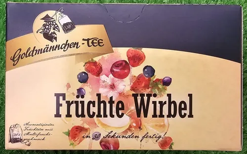  Goldmännchen Tee FRÜCHTEWIRBEL Tee 20-er Packung EINZELVERSIEGELUNG 52,46€/kg