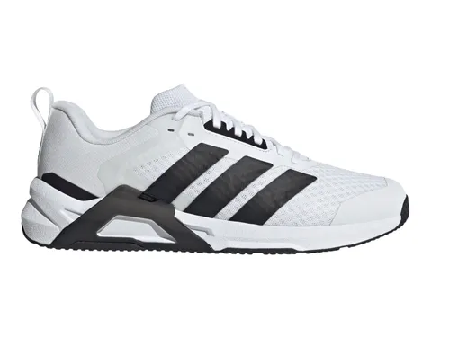 adidas Performance DROPSET CONTROL Trainingsschuh 42 EU - Sneaker in Cloud White mit sportlichem Design, ideal für Fitness und optimalen Halt durch die Schnürung.