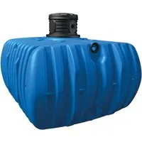 Flachtank 4rain Flat L Paket 5000 L - Gartenwasserspeicher - Wasserspeicher & Regentonnen, platzsparend und ideal für die Regenwassernutzung im Garten.