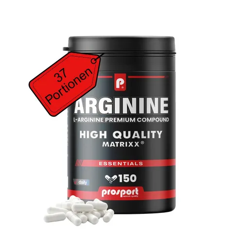 Prosport L-ARGININE 150 Kapseln – Hochdosierte Aminosäure