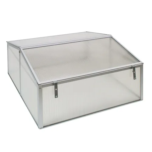 DEMA Gewächshaus Frühbeet FB1000 - Praktisches Frühbeet aus robustem Aluprofil, ideal für frühe Pflanzenanzucht und optimalen Witterungsschutz im Garten.