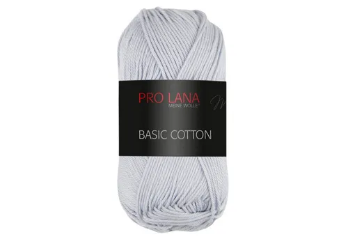 Pro Lana Pro Lana BASIC COTTON Baumwollgarn 50 g Häkelwolle, 125 m (Perfektes Baumwoll-Garn für leichte Pullover, Mützen und Accessoires), 50 g
