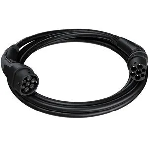 E-Auto Ladekabel 5m 1,4 kW bis 22 kW Typ 2 Black Edition go-e - Wallboxen, hochwertiges Ladekabel in Schwarz, flexibel mit 5m Länge und bis zu 22 kW Ladeleistung für schnelles und sicheres Laden Ihres E-Autos.