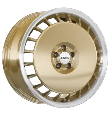 R50 AERO 8 0x18 5x100 ET35 MB68 0 Alufelgen in gold von RONAL
