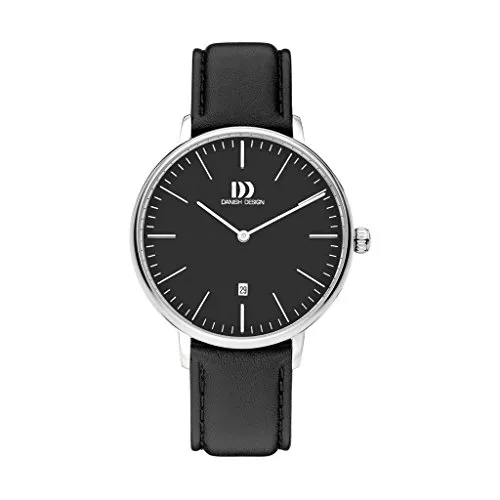 Danish Design Unisex Erwachsene Analog Quarz Uhr mit Leder Armband NO.: IQ13Q1175