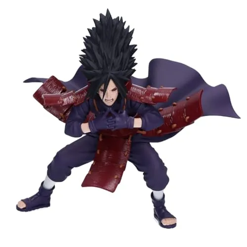 Banpresto NARUTO SHIPPUDEN VIBRATION STARS UCHIHA MADARA Figure - Sonstige, detailgetreue 11 cm Figur von UCHIHA MADARA, perfekt für Sammler und Fans von NARUTO SHIPPUDEN