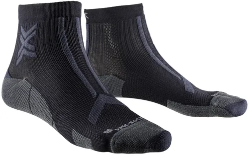 X-Socks Laufsocke Trailrun Discover Ankle (für Traillaufe) schwarz/charcoal Herren - 1 Paar, Größe: 45-47