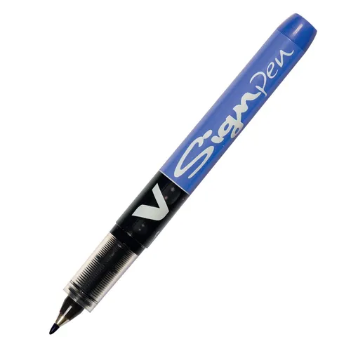 Pilot V SignPen blau Faserschreiber