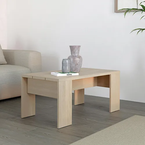 Riposto Couchtisch aus Eiche, 90x50x43 cm